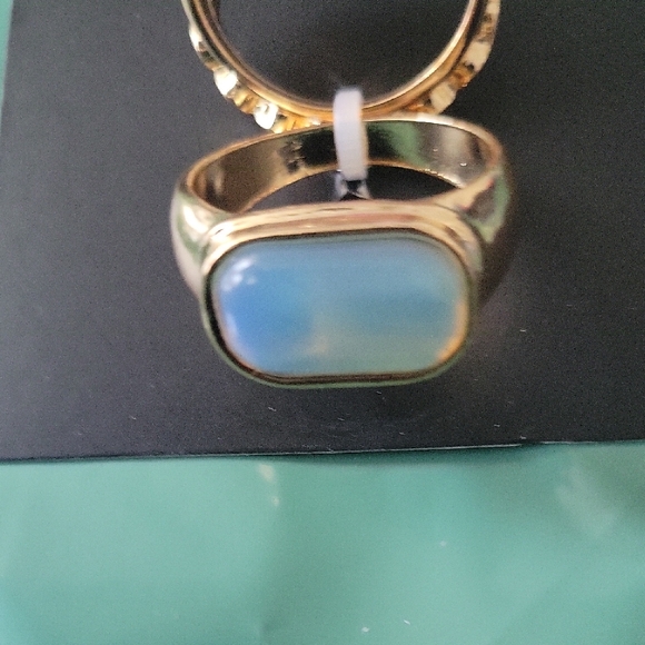 Torrid Gold and White Eye Ring Set - Picture 5 of 8